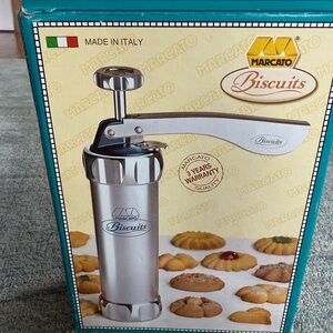 Marcato biscuit Silver Cookie Press